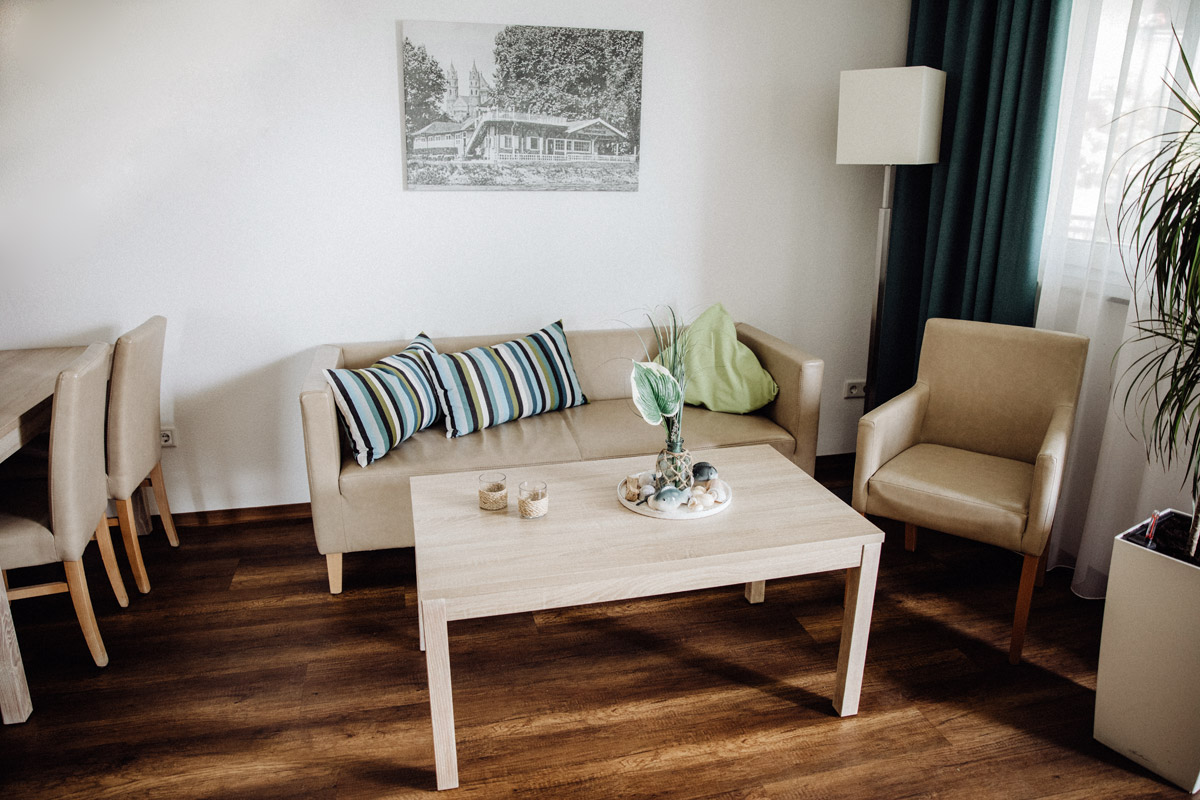 Sitzecke im Apartment