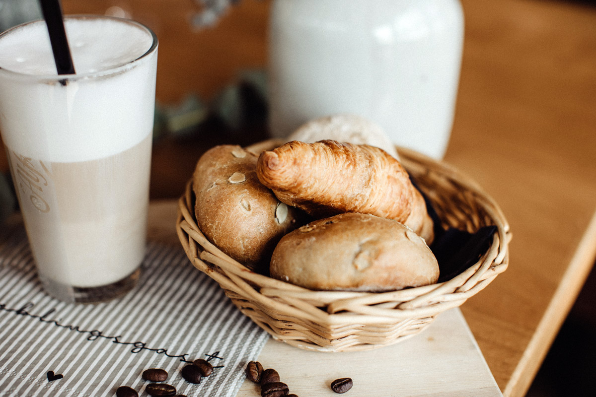Frühstück im Restaurant