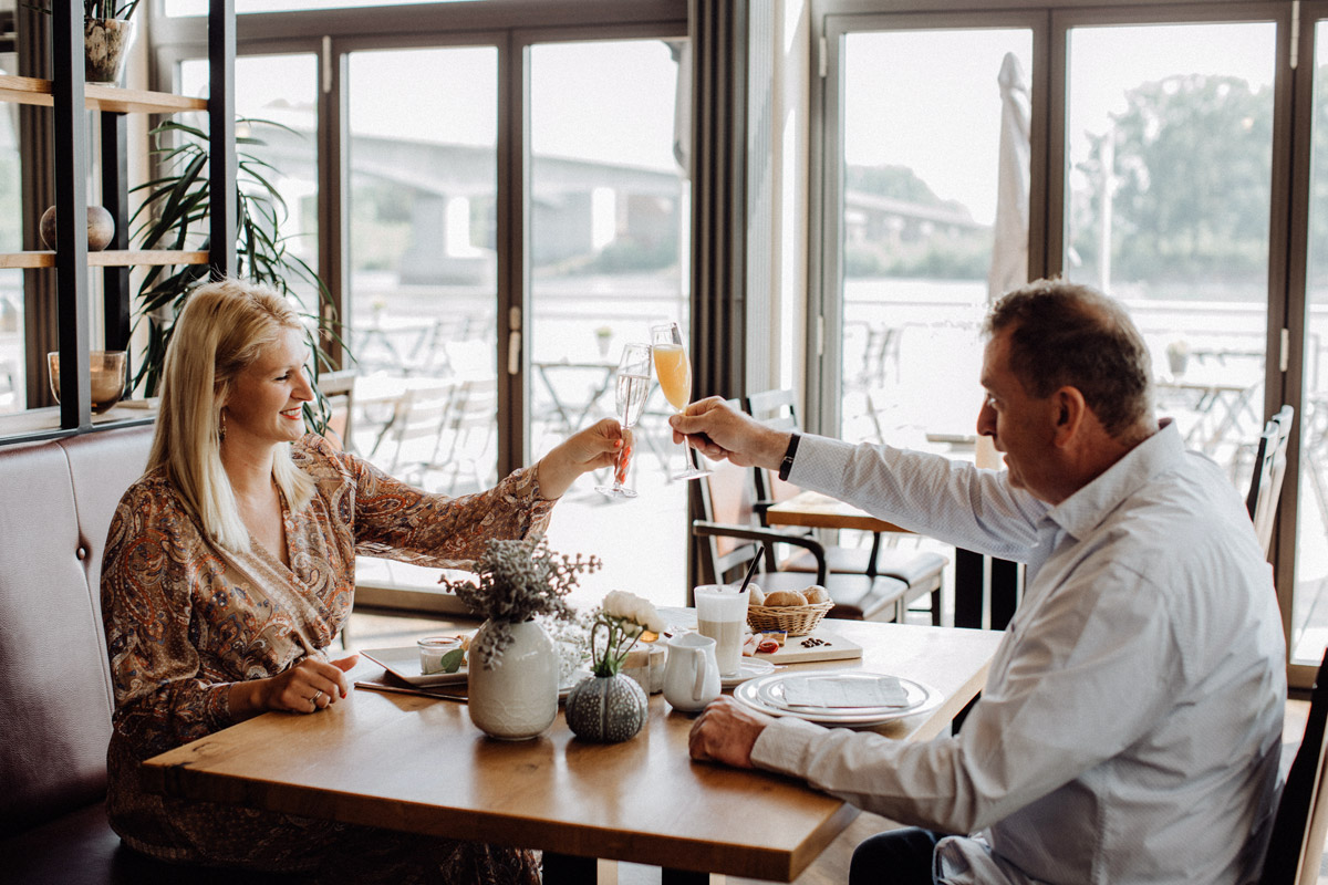 Frühstück im Restaurant